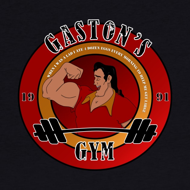 Gaston's Gym (Red) by PrinceHans Designs